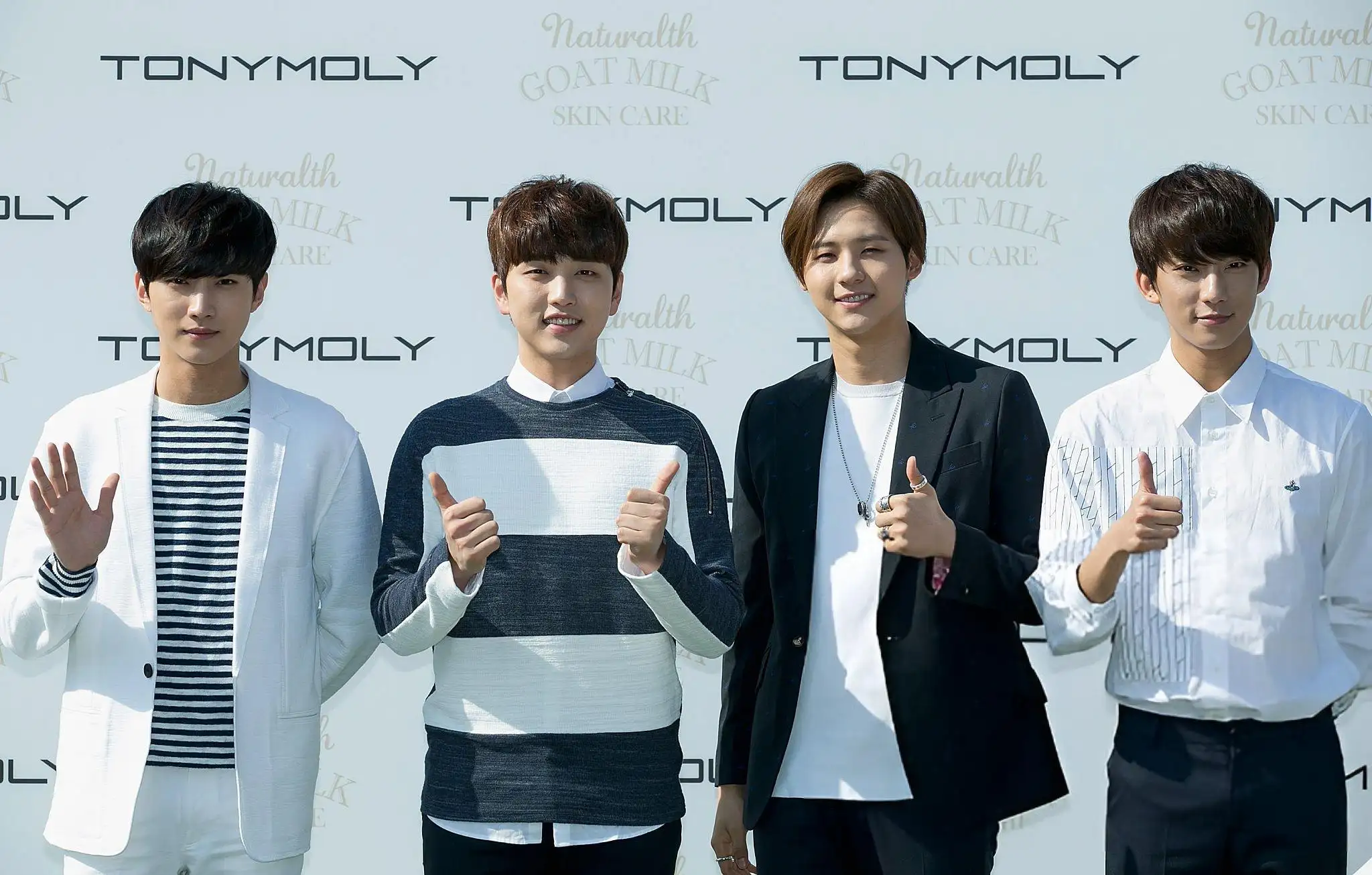 Jinyoung, Sandeul, CNU and Gongchan of B1A4