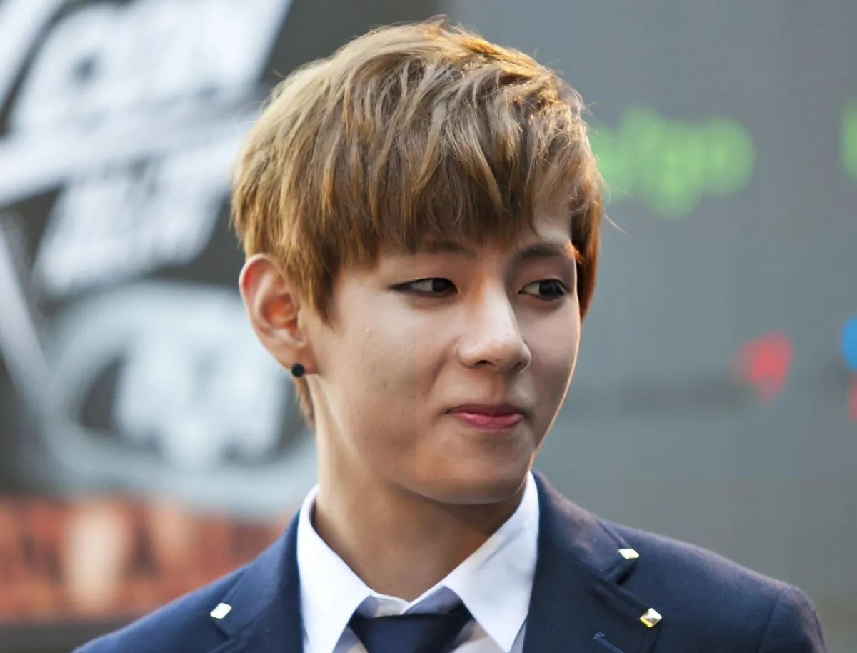 V (Kim Taehyung) of BTS attends KCON 2014