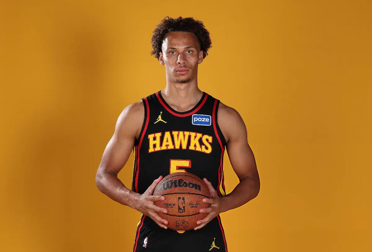 Atlanta Hawks Players Profile (Current Roster, Age, Height, Weight) Dyson Daniels #5 of the Atlanta Hawks