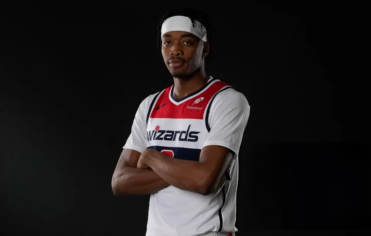 Bilal Coulibaly #0 of the Washington Wizards