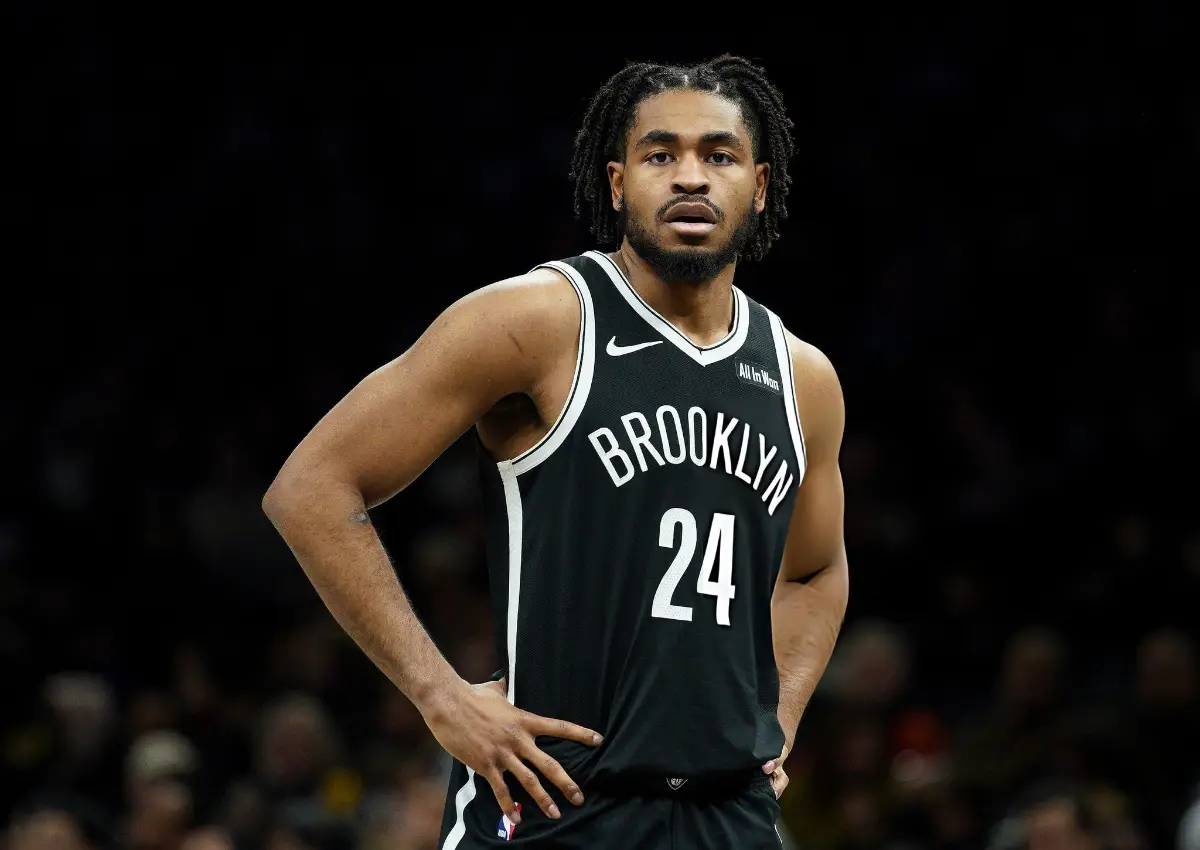 Cam Thomas #24 of the Brooklyn Nets