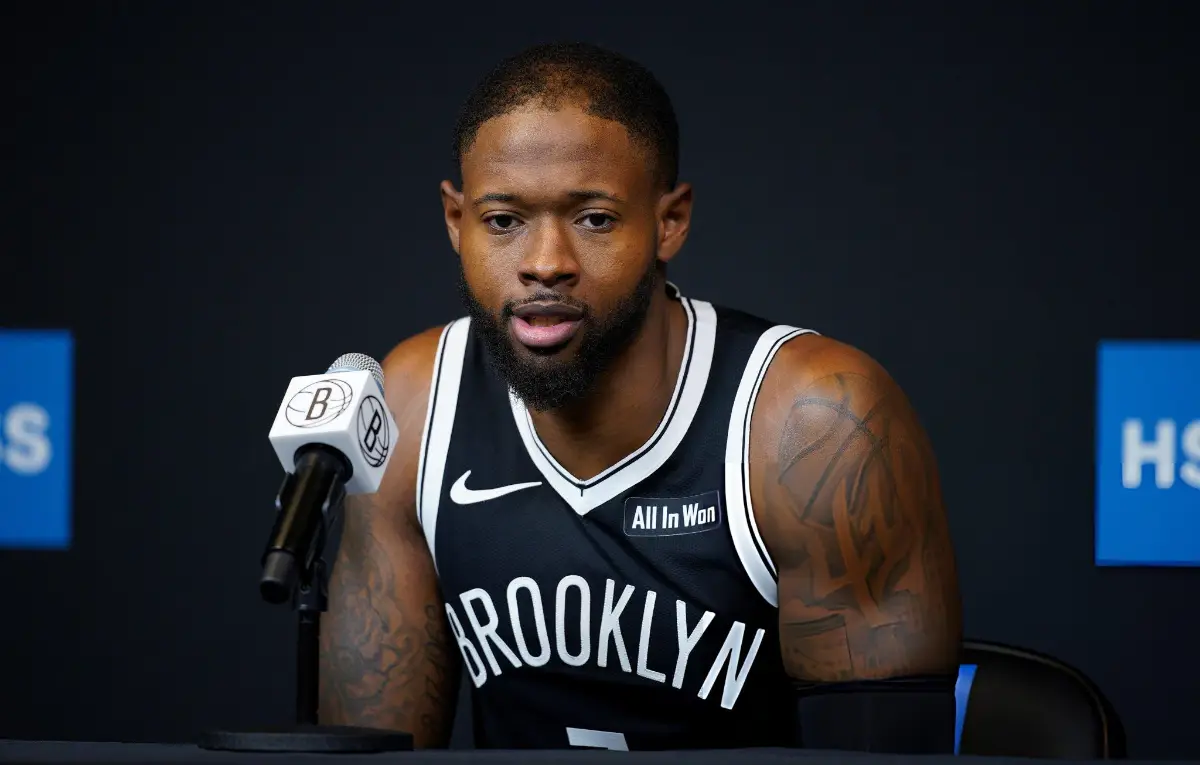 Haywood Highsmith #7 of the Brooklyn Nets