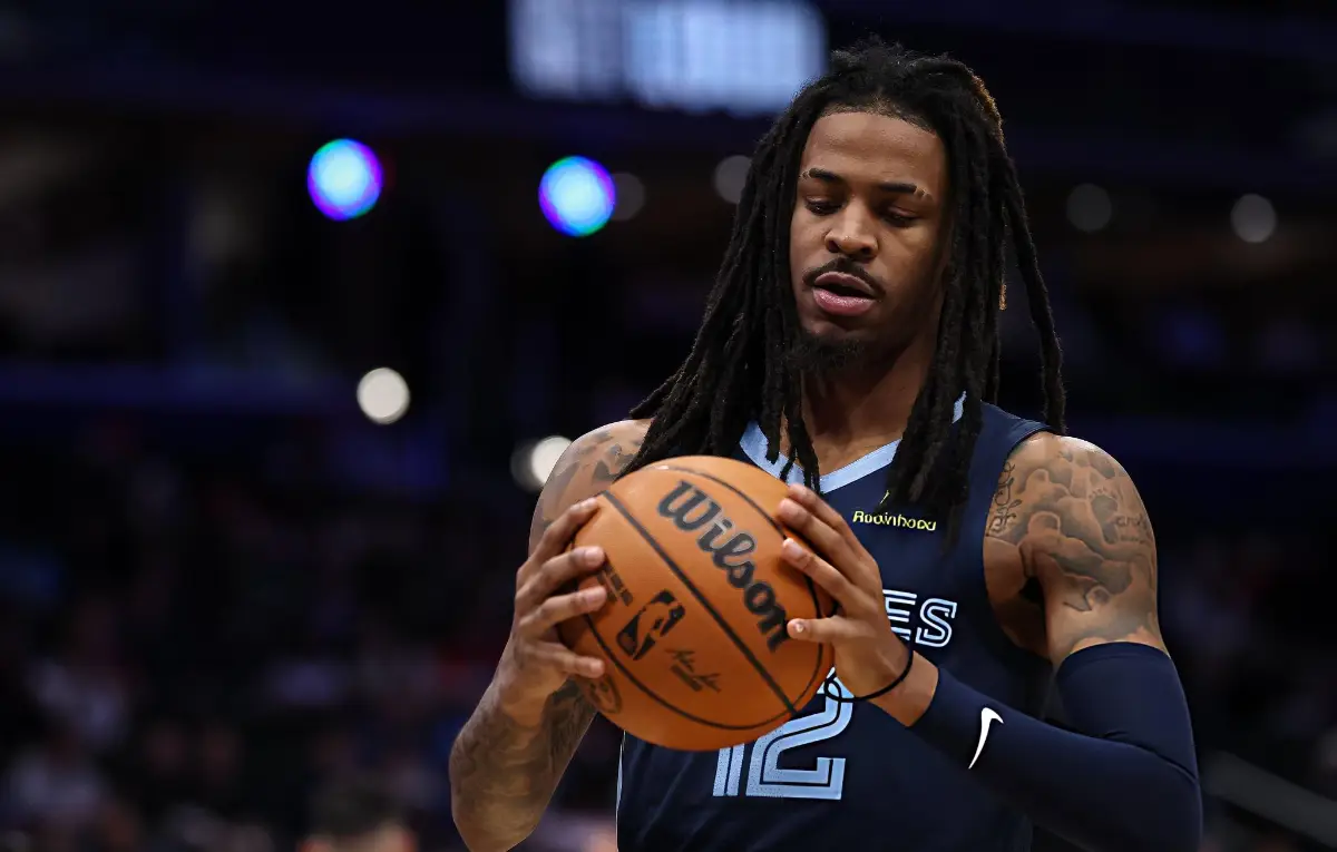 Ja Morant #12 of the Memphis Grizzlies