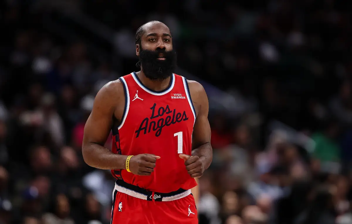 James Harden #1 of the Los Angeles Clippers