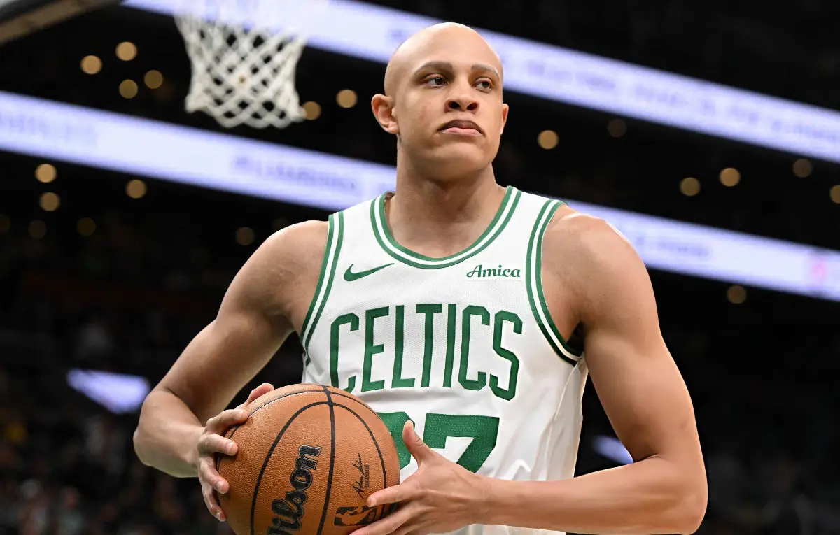 Jordan Walsh #27 of the Boston Celtics