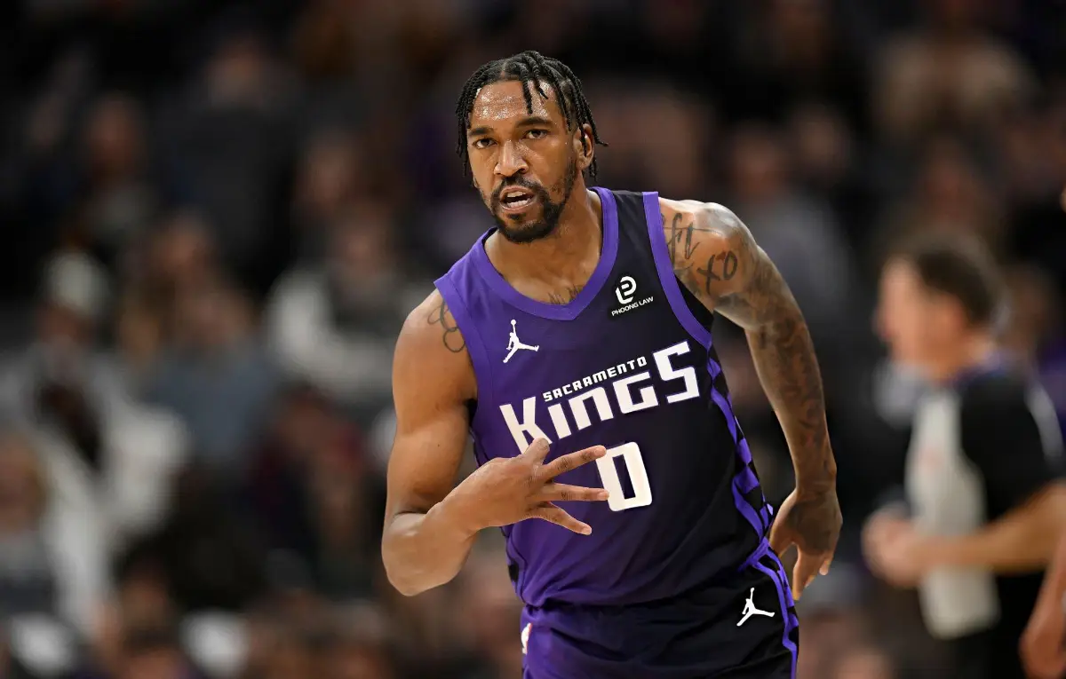 Malik Monk #0 of the Sacramento Kings