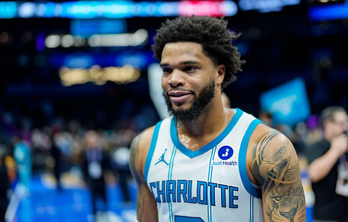 Miles Bridges #0 of the Charlotte Hornets