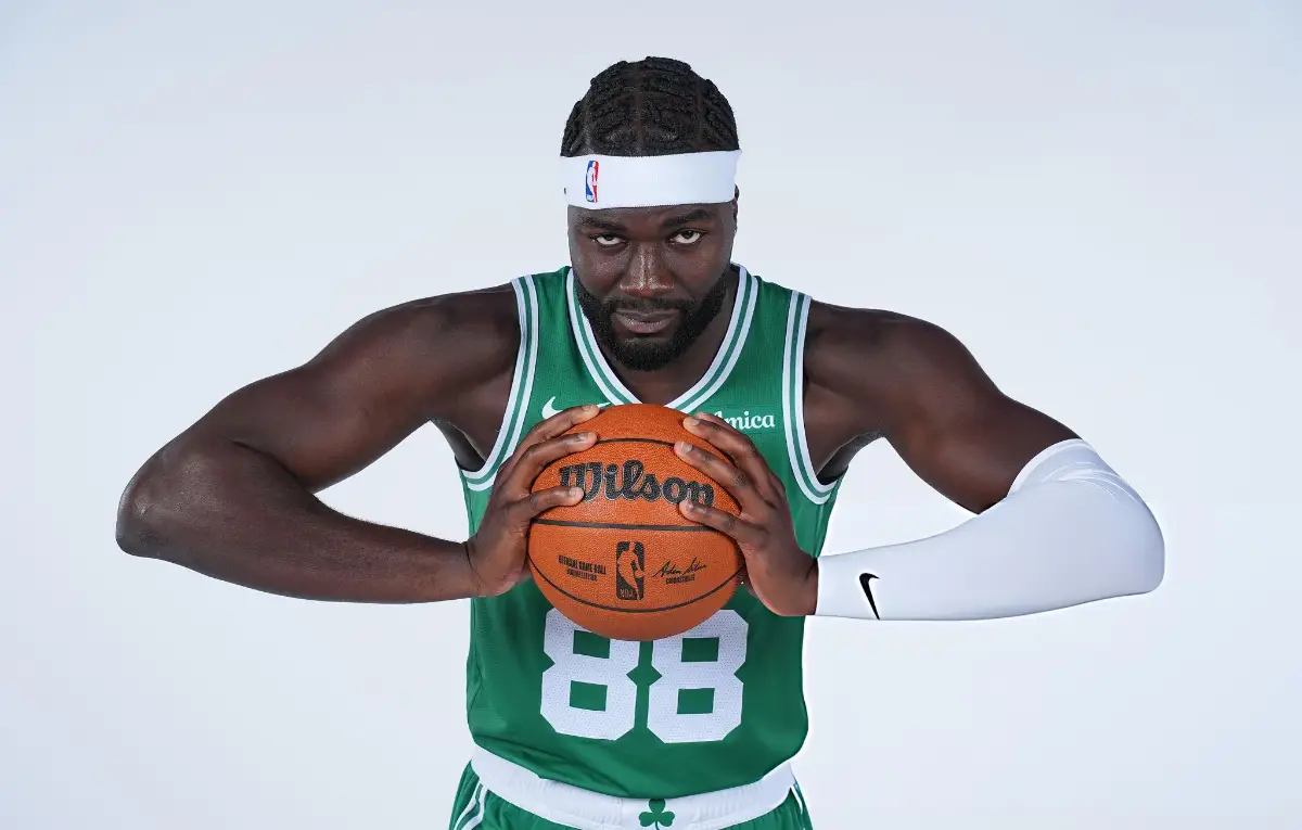 Neemias Queta #88 of the Boston Celtics