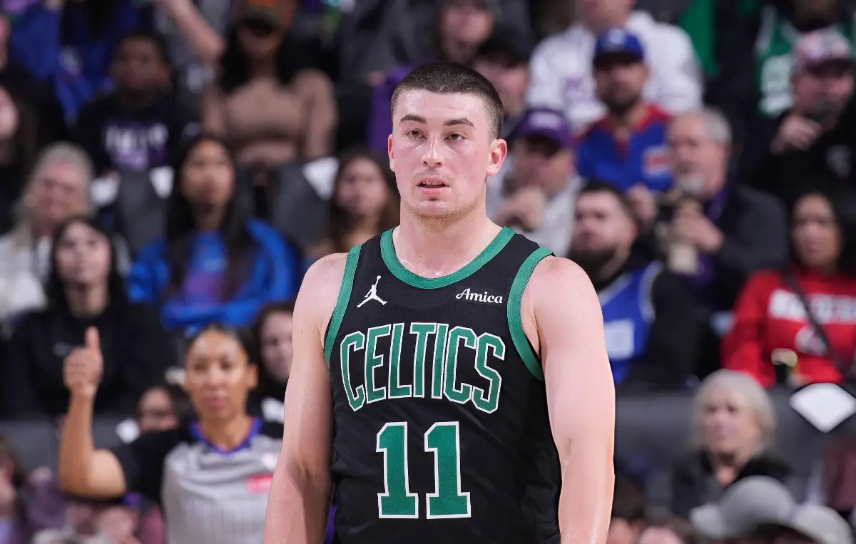 Payton Pritchard #11 of the Boston Celtics
