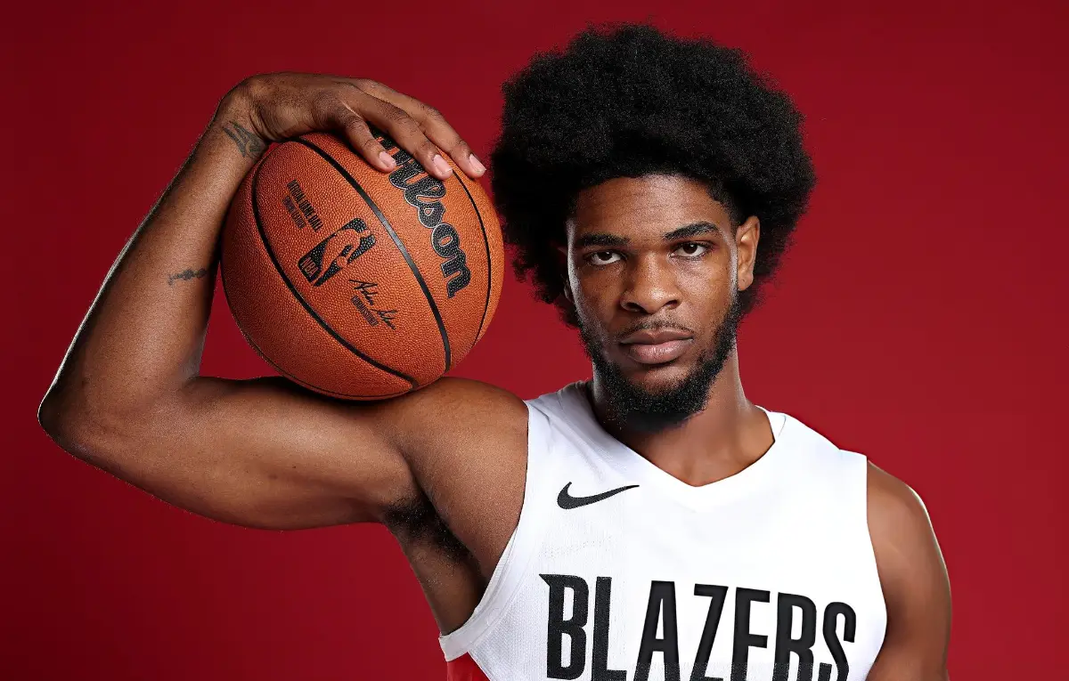 Scoot Henderson #00 of the Portland Trail Blazers