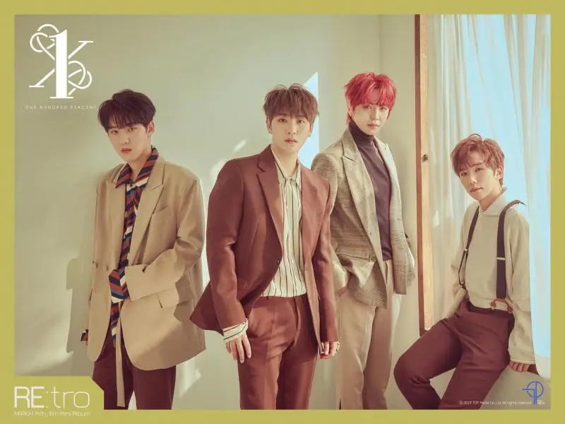 100% members are Rockhyun, Jonghwan, Chanyong, and Hyukjin.