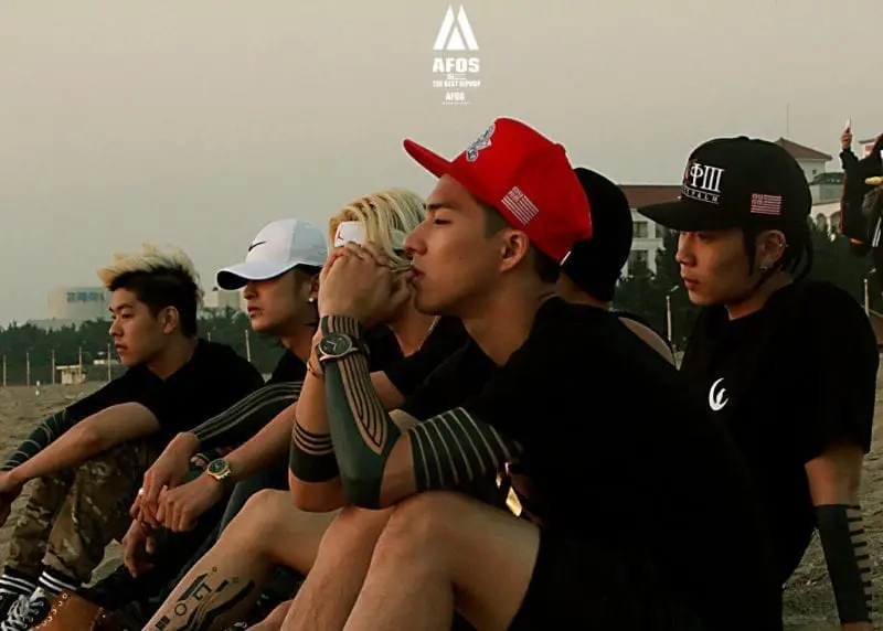 AFOS members are Zett, Aknow, Hu, and Jooen.