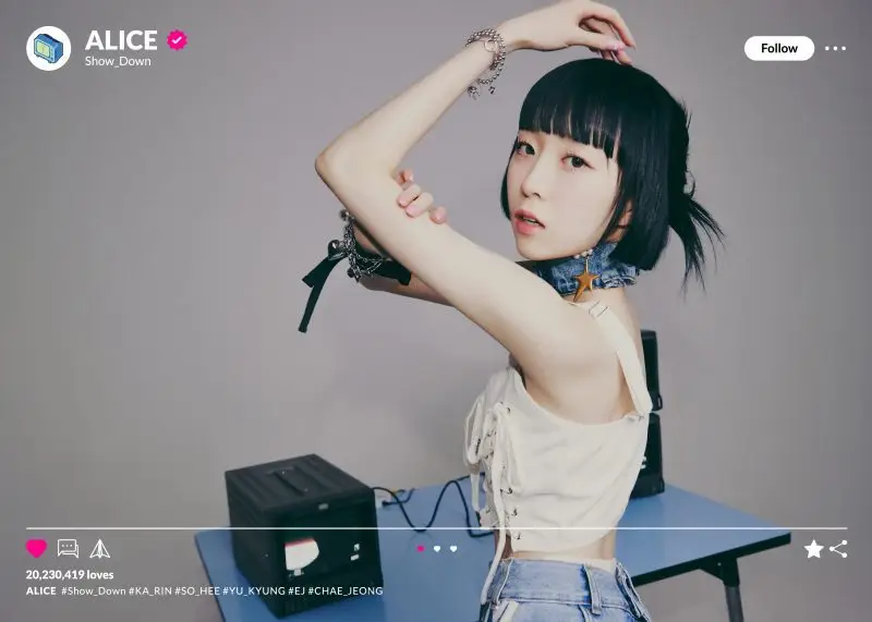 ALICE member Chaejeong