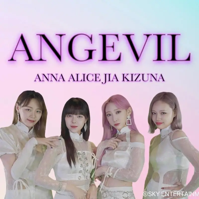 ANGEVIL members are Jia, Alice, Anna, and Kizuna.