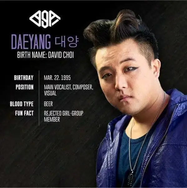 BgA member Daeyang