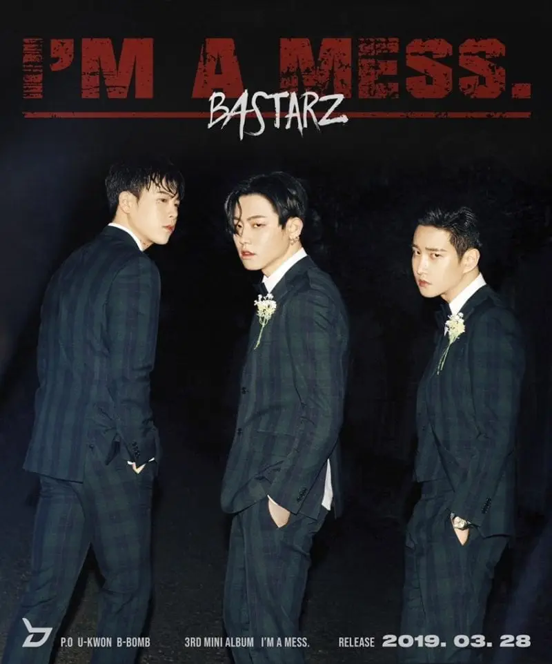 Block B Bastarz members are B-Bomb, U-Kwon, and P.O..