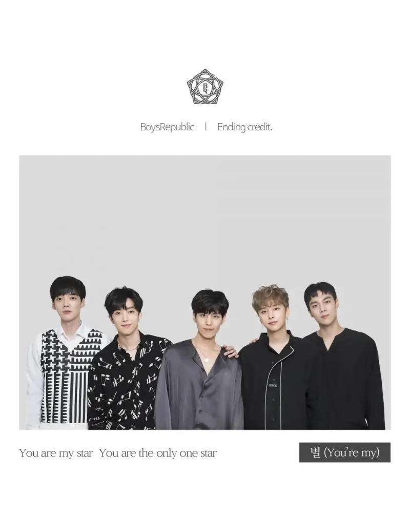 Boys Republic members are Onejunn, Sunwoo, Sungjun, Minsu, and Suwoong.