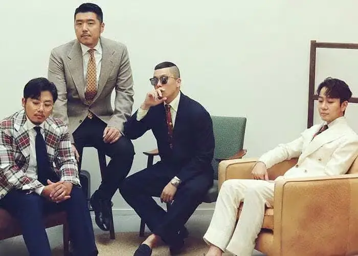 Brown Eyed Soul members are Jungyup, Naul, Youngjun, and Sung Hoon.