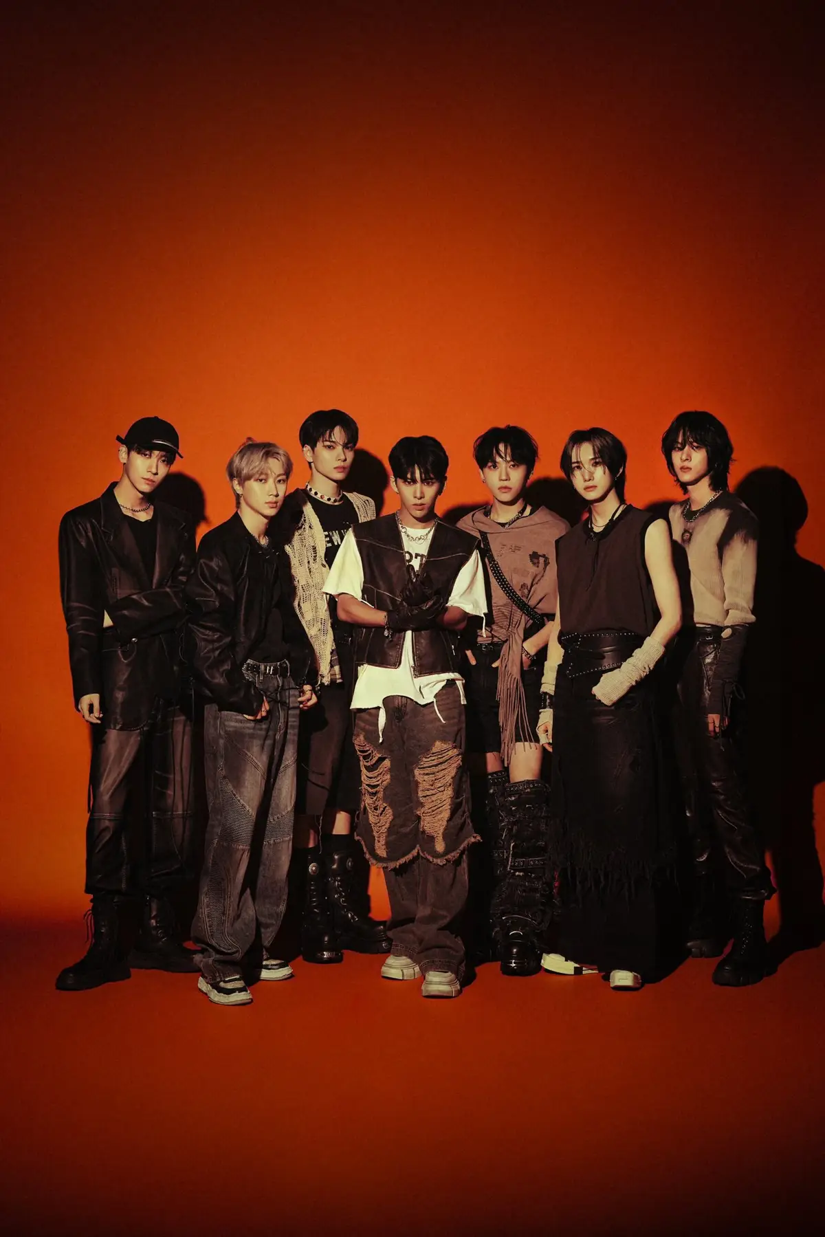 Celest1a members are Daisuke, Akito, Minwook, Junhyeok, Hayato, Sejin, and Seokhee.