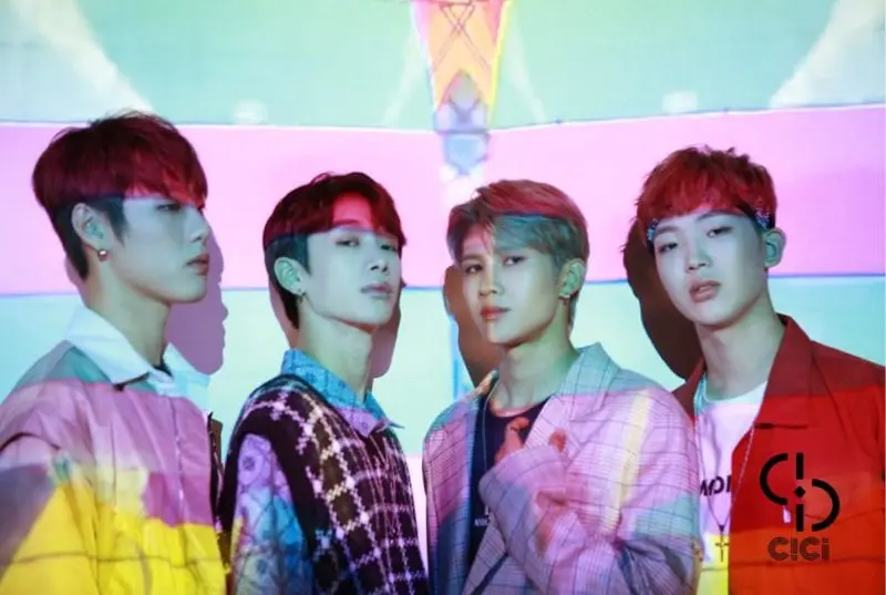 CICI members are Won, Haneul, Sunghyun, and JL.