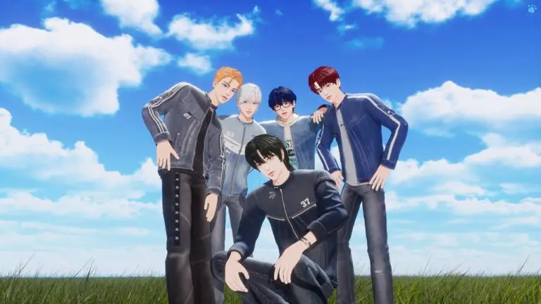 D-ESTER members are Taeo, Jay, Dabin, Hael, and Khan.