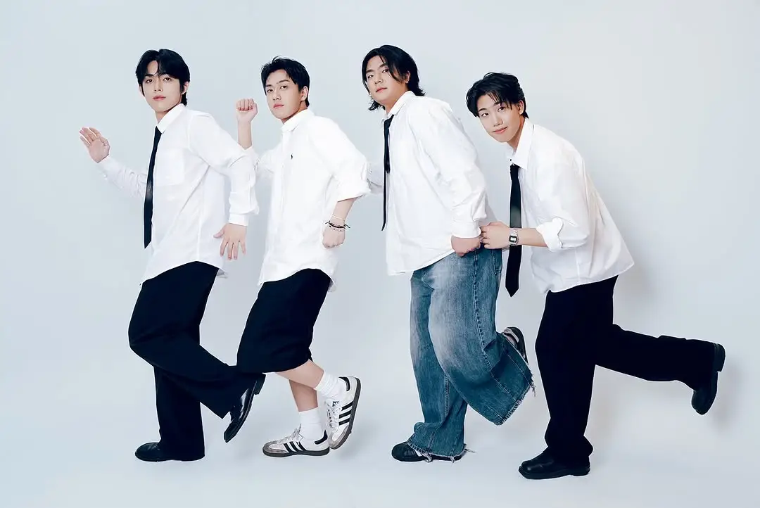 DADADA members are Hyunjun, Sanghyun, Hyunjin, and Jineon.