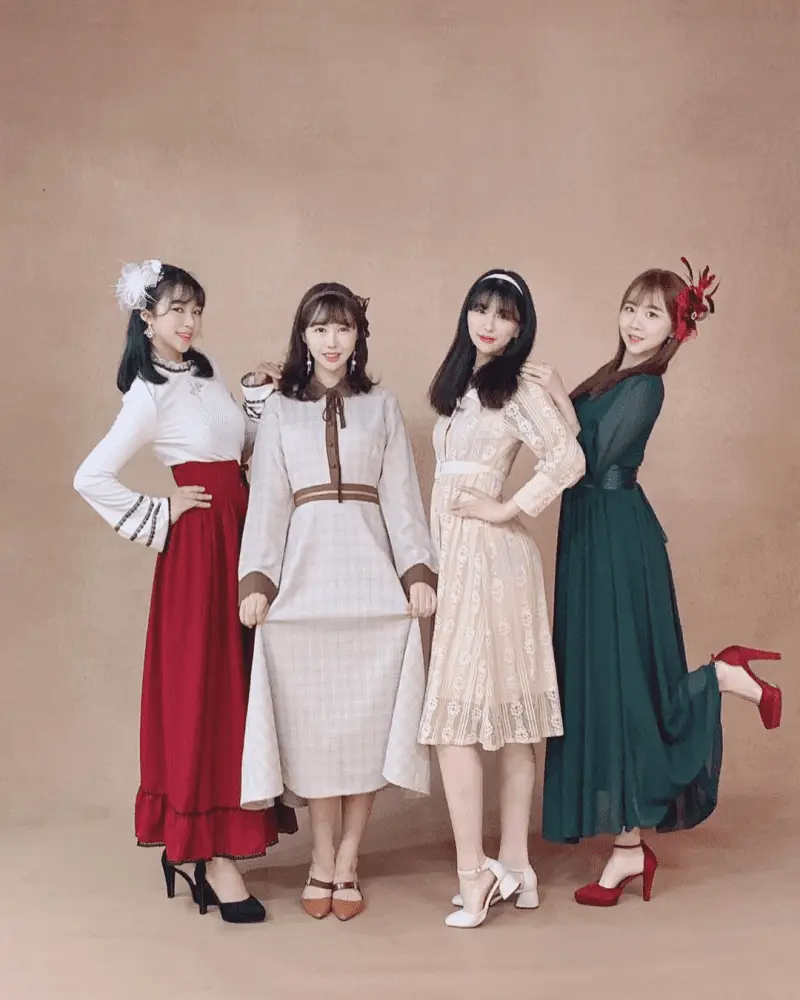 DAHLIA members are Daon, Dayul, Roori, and Hajin.