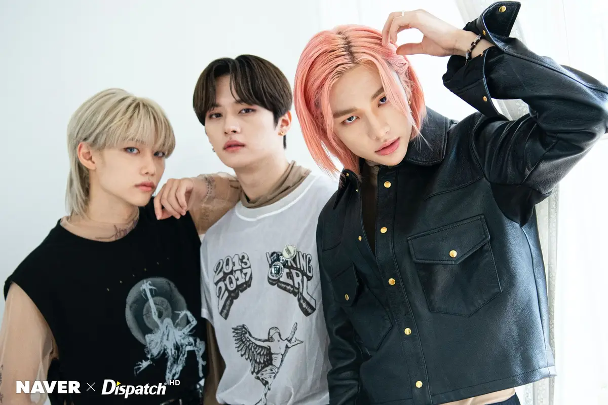 Dance Racha Sub Unit members are Lee Know, Hyunjin, and Felix.