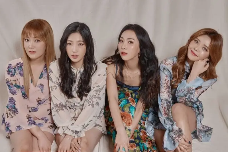 DESTINY members are Bohye, J.C, Yooyeong, and Sui.