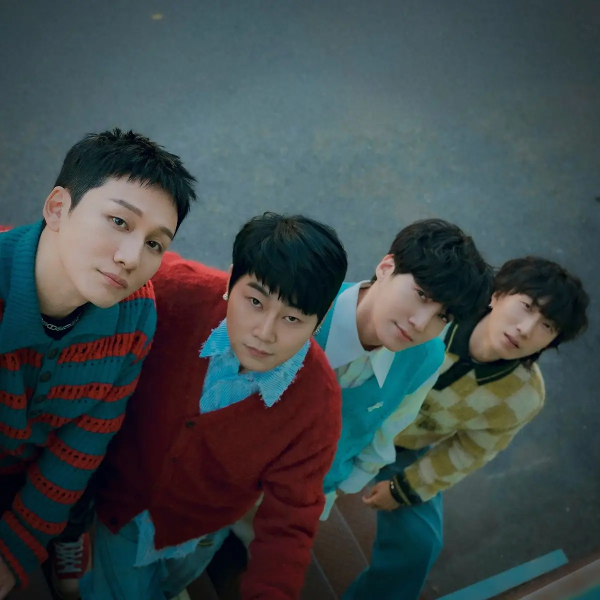 DICKPUNKS members are Jaeheung, Taehyun, Hyunwoo, and Garam.