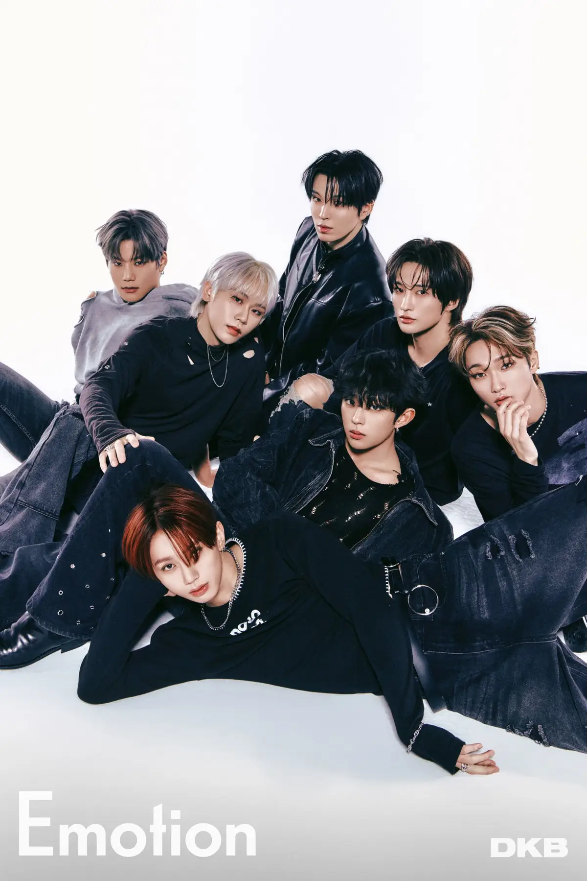 DKB members are E-Chan, D1, GK, Heechan, Lune, Junseo, Yuku, and Harry-June.