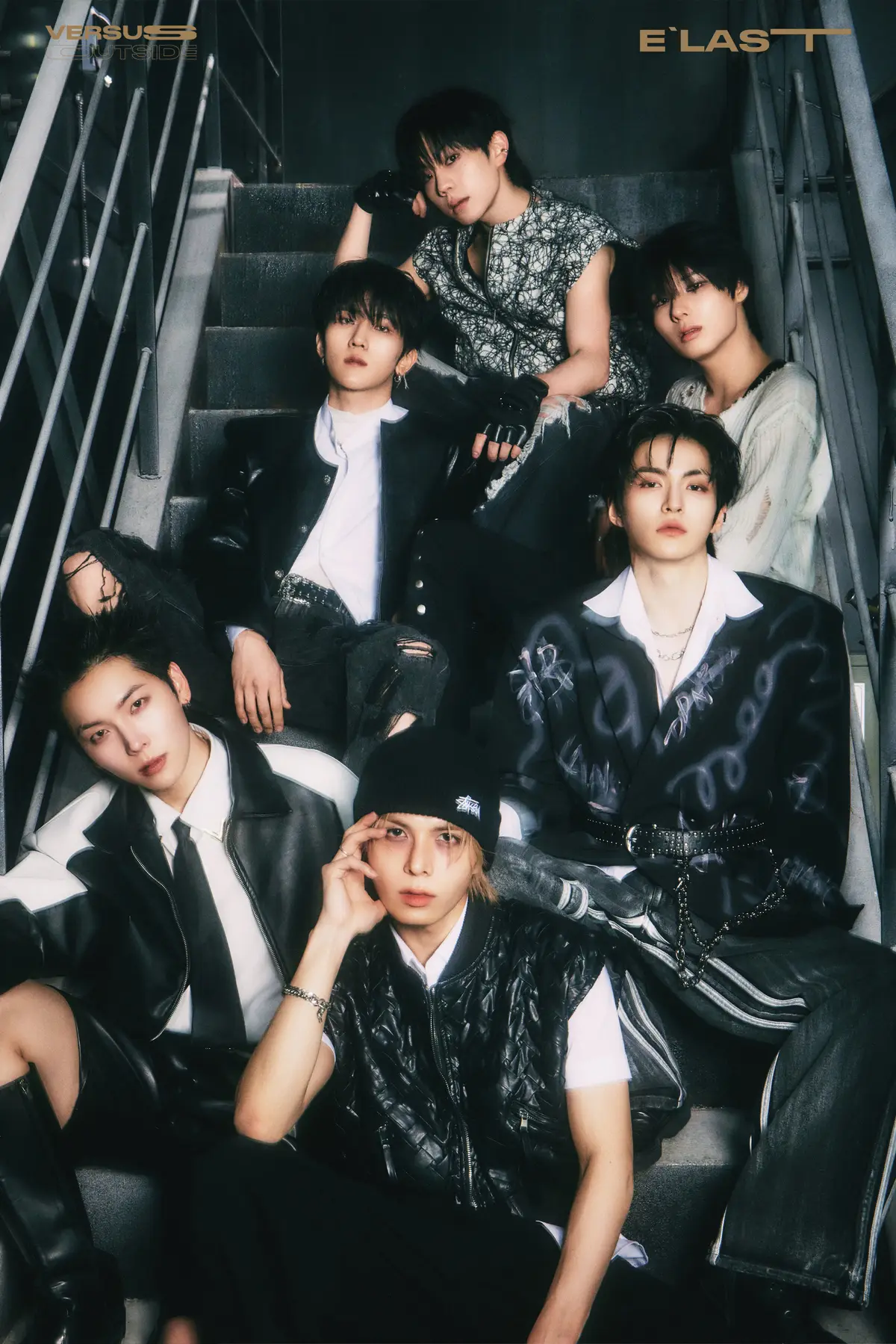 E’LAST members are Rano, Choi In, Baekgyeul, Romin, Wonhyuk, Wonjun, and Yejun.