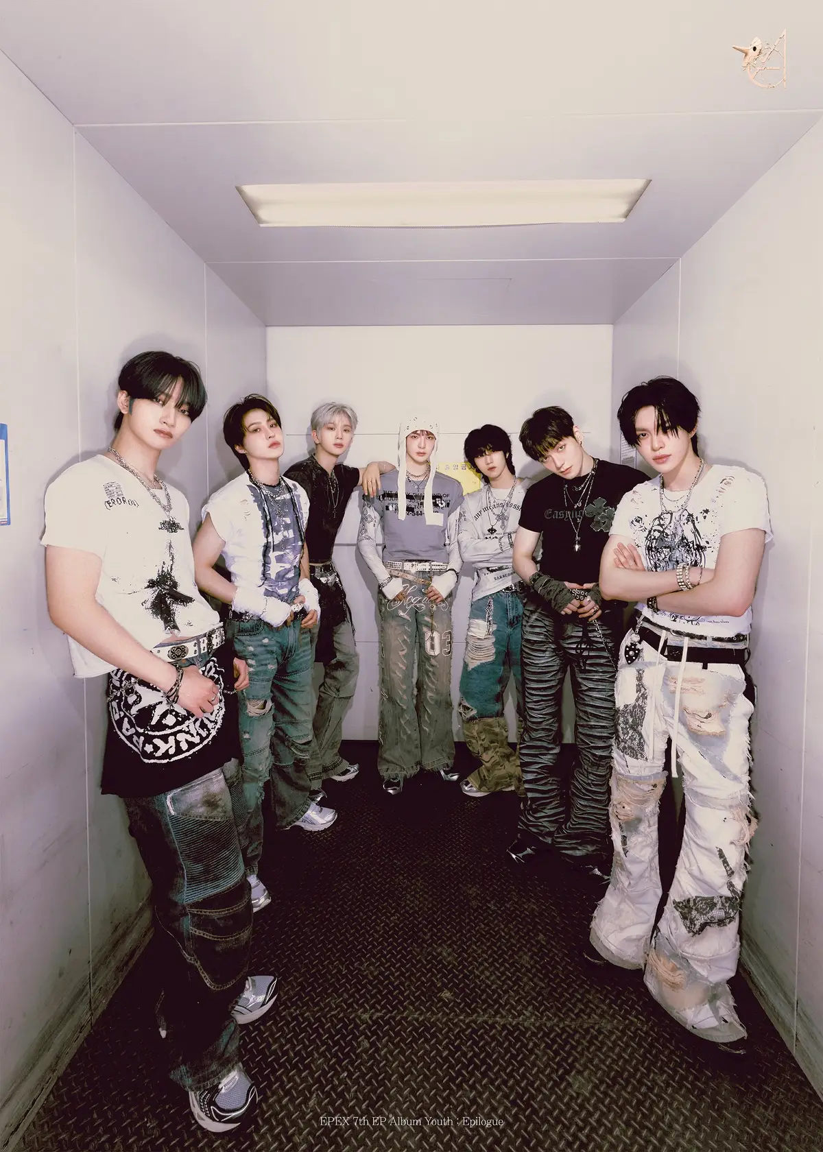 EPEX members are Wish, MU, A-Min, Baekseung, Ayden, Yewang, and Jeff.