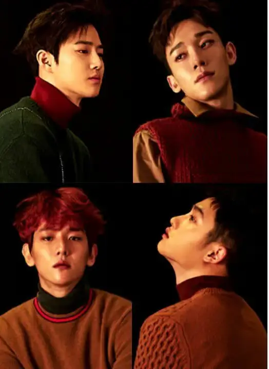 EXO Vocal Line members are Suho, Baekhyun, Chen, and D.O..