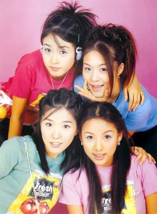 Fin.K.L members are Hyori, Joohyun, Jin, and Yuri.