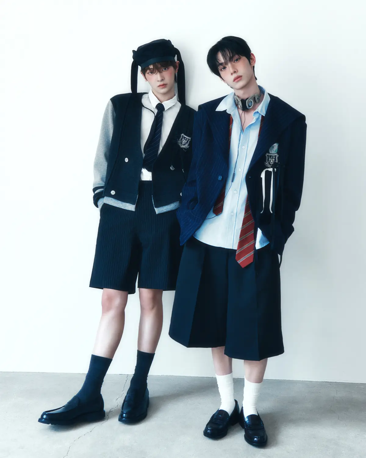 FLARE U members are Chuei Li Yu, and Kang Woojin.