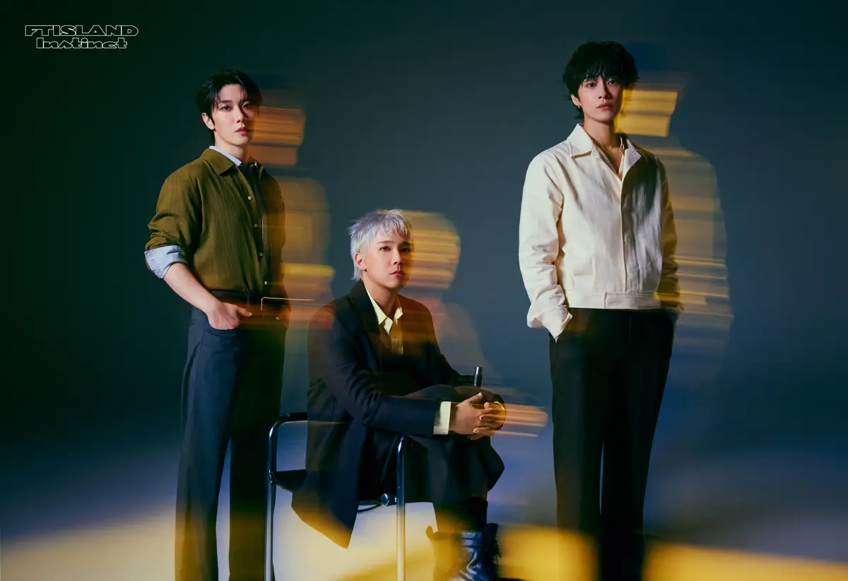 FTISLAND members are Honggi, Jaejin, and Minhwan.