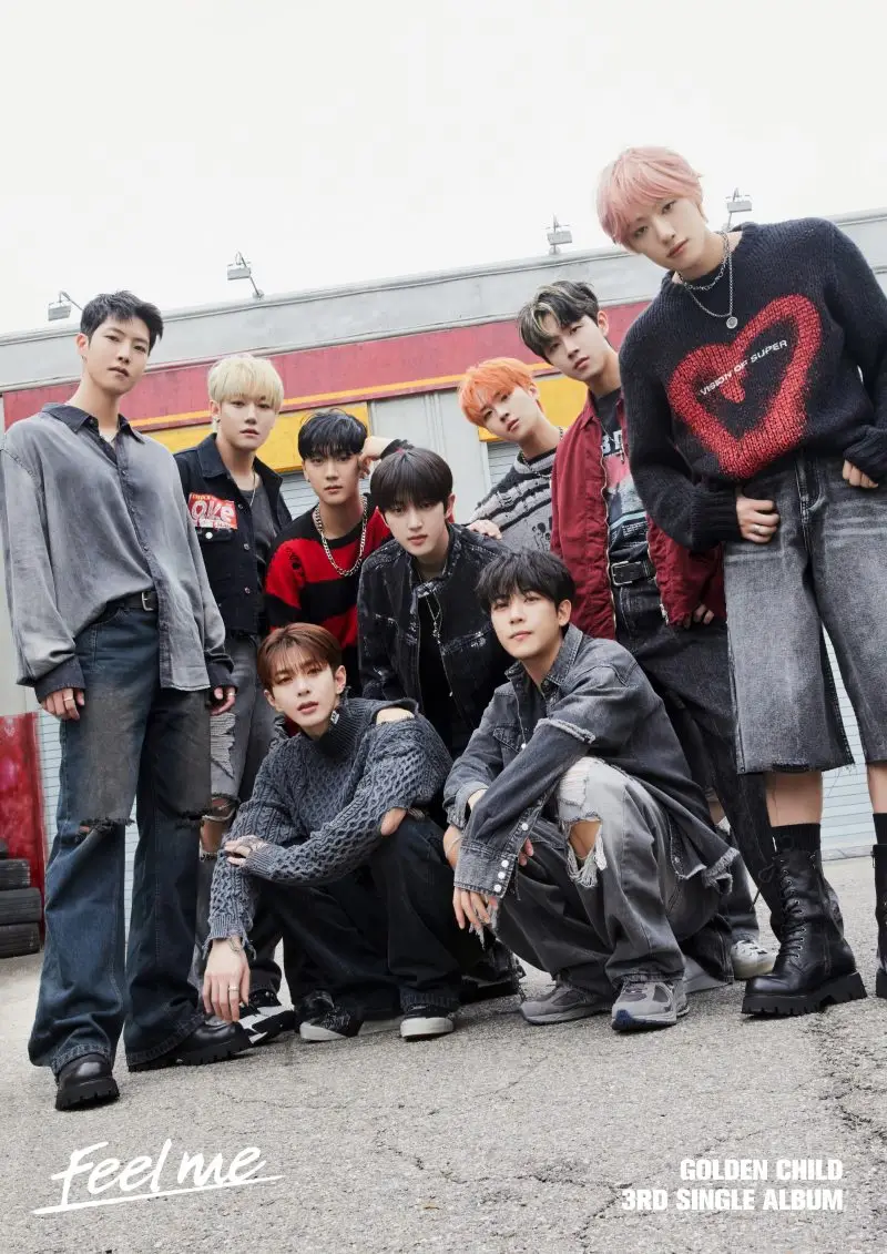 Golden Child members are Daeyeol, Y, Jangjun, Seungmin, Jaehyun, Donghyun, and Joochan.