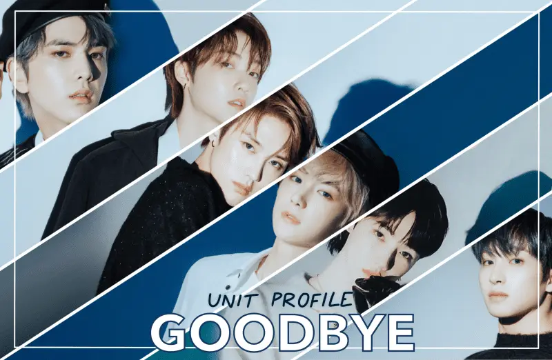 Goodbye members are Sangyeon, Jacob, Younghoon, Hyunjae, Kevin, and New.