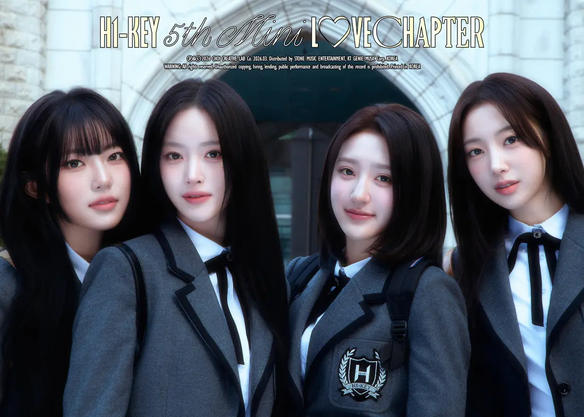 H1-KEY members are Seoi, Riina, Hwiseo, and Yel.