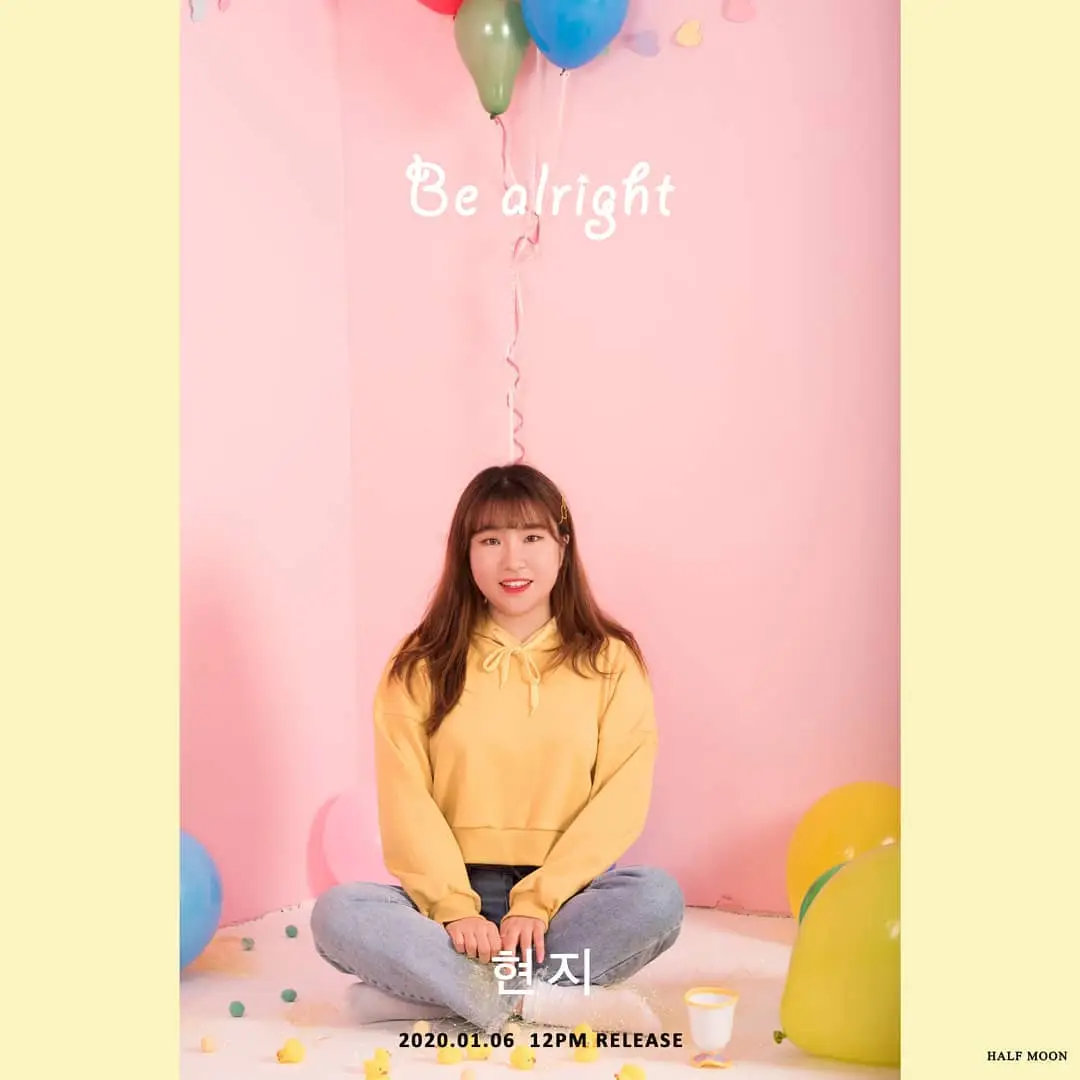 Half Moon member Hyeonji