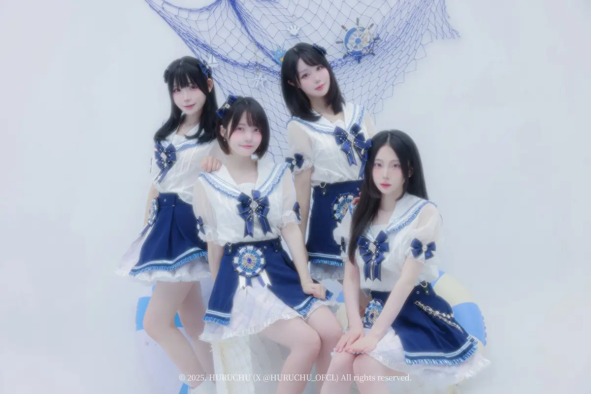 Huru~Chu!♡ members are Uta, Kanami, Nao, and Hearts.