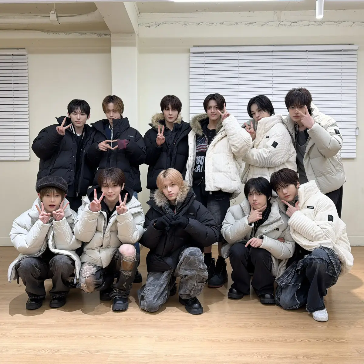 INTHE X members are Masato, Taehwan, Sen, Ayang, Jinyu, Hyunmin, Sena, Teru, Jaein, Mano, and Rukia.
