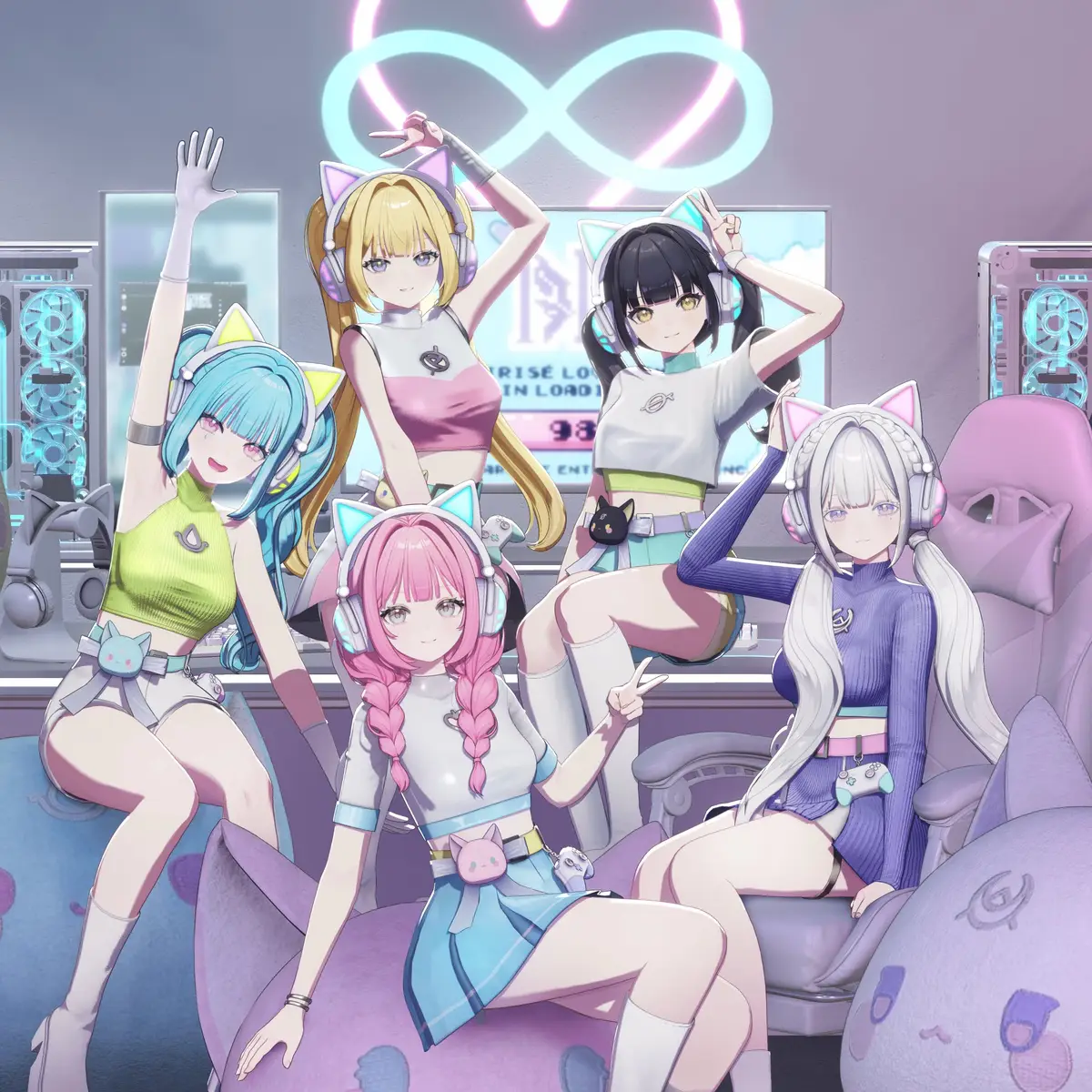 IRISÉ members are Kiiri, and Tiz.