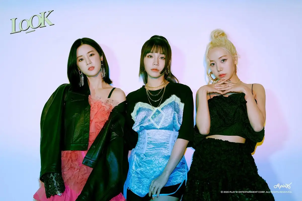 JooJiRong members are Namjoo, Chorong, and Eunji.