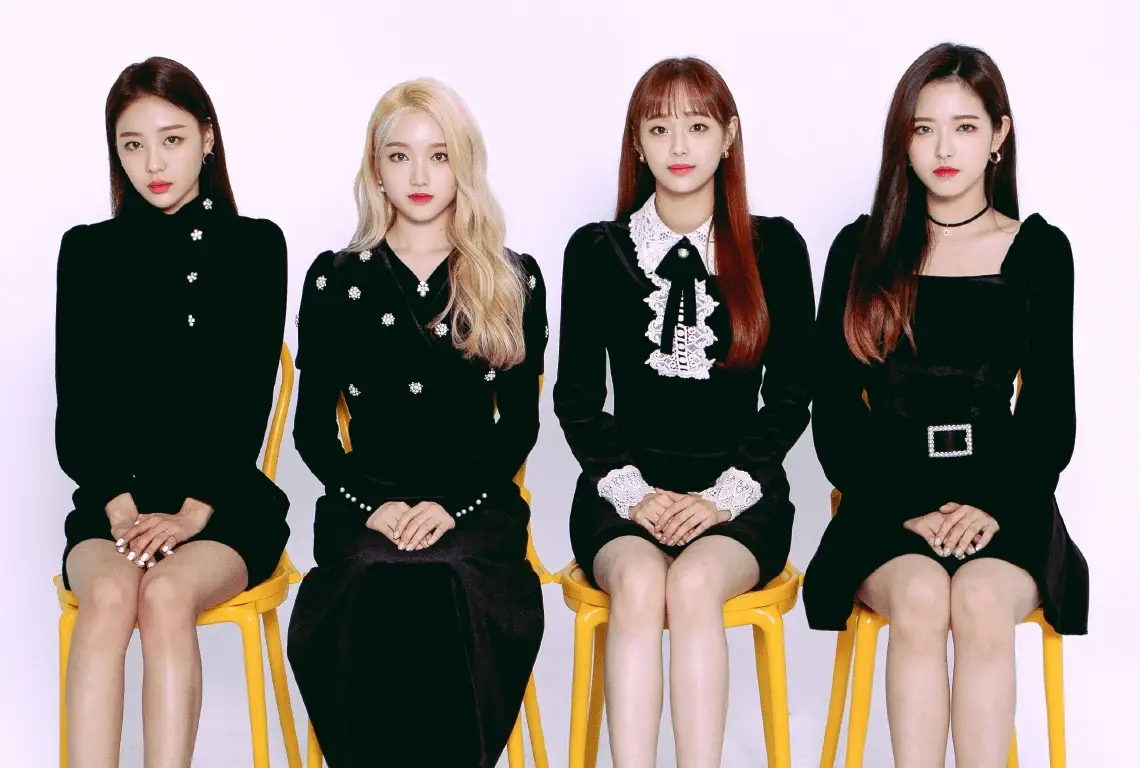 LOONA yyxy members are Yves, Chuu, Go Won, and HyeJu.