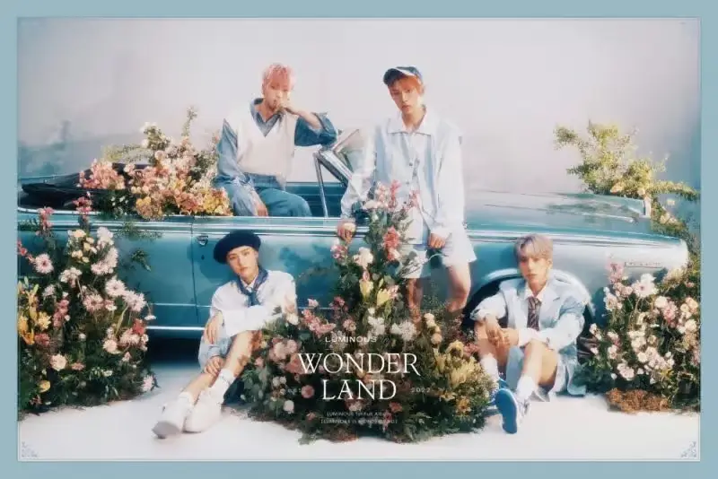 LUMINOUS members are Youngbin, Suil, Steven, and Woobin.