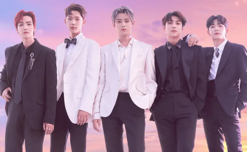 MARS members are Seo Jihan, Ray, Yul, Taeyoung, and Dan.