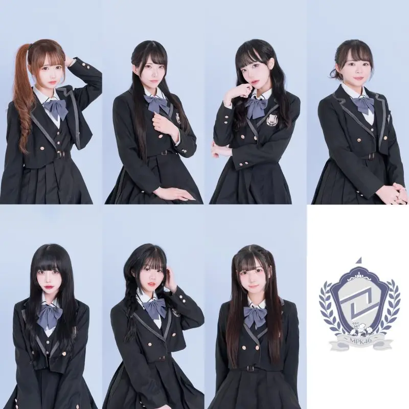 MPK46 members are Amu, Akane, QE, Hanya, Moka, Ara, and Tsubasa.