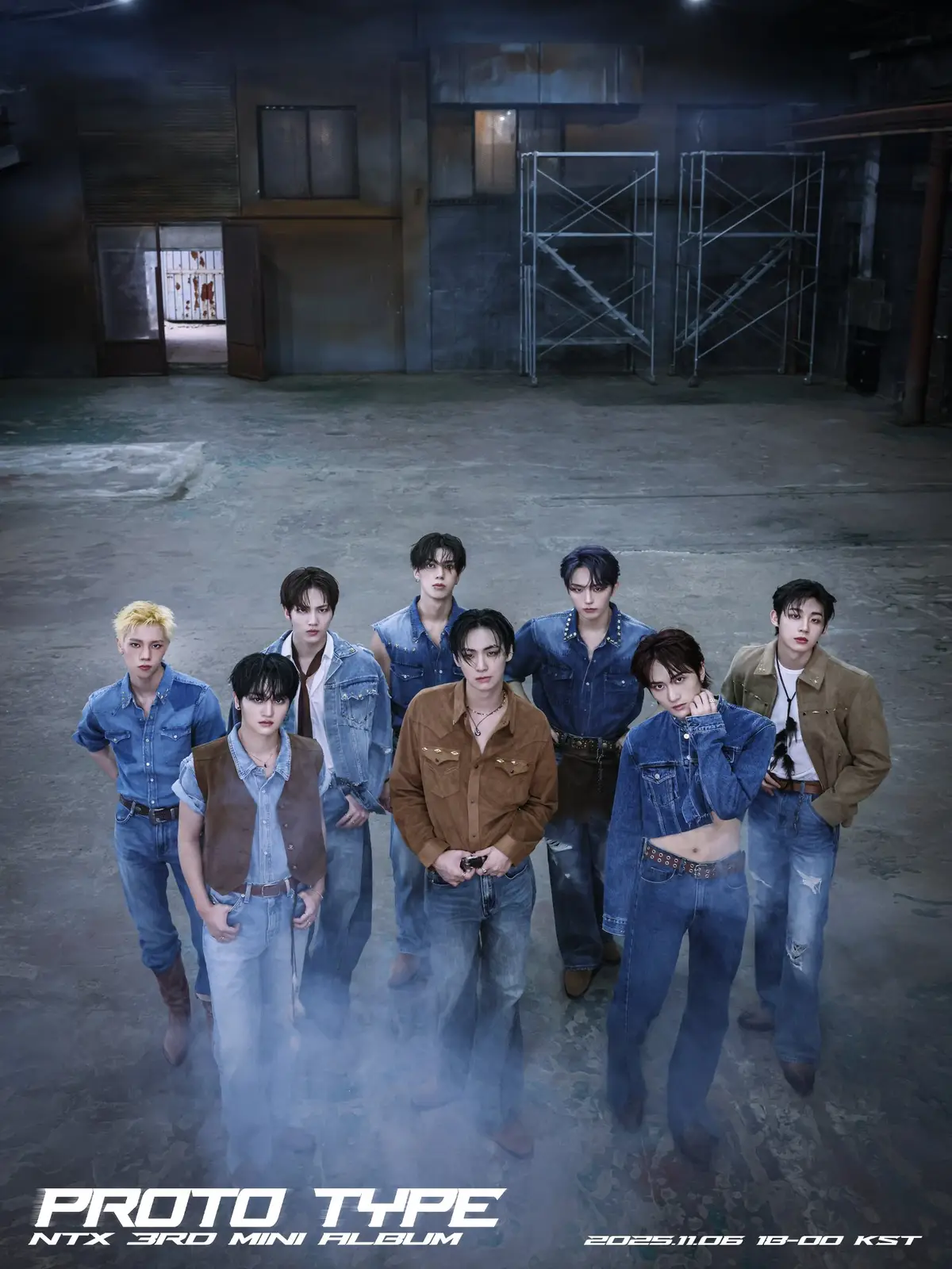 NTX members are Hyeongjin, Yunhyeok, Xiha, Changhun, Hojun, Rawhyun, Eunho, and Seungwon.